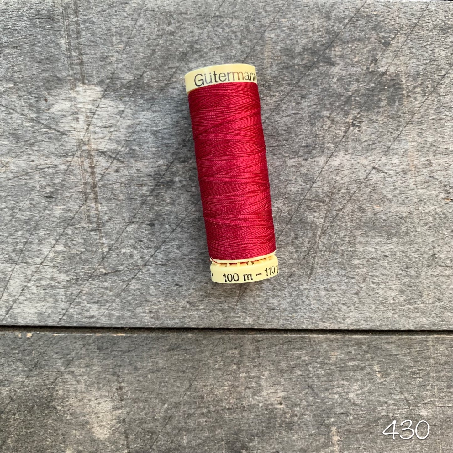 Gütermann sew-all thread - #430 ruby red
