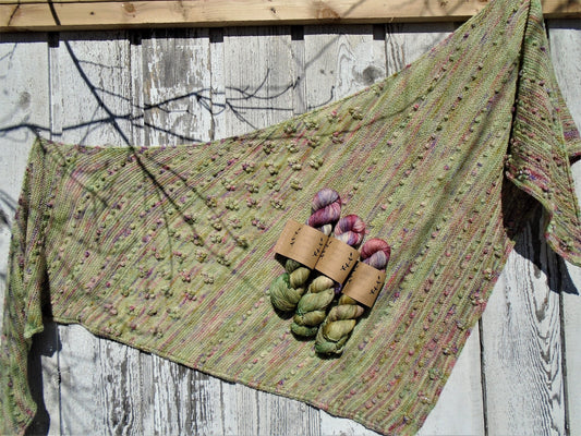 Spring Shawls with Ravenstitch Knits