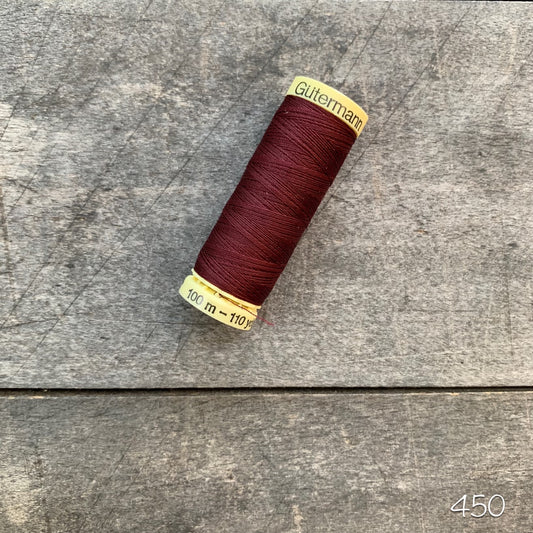 Gütermann sew-all thread - #450 burgundy