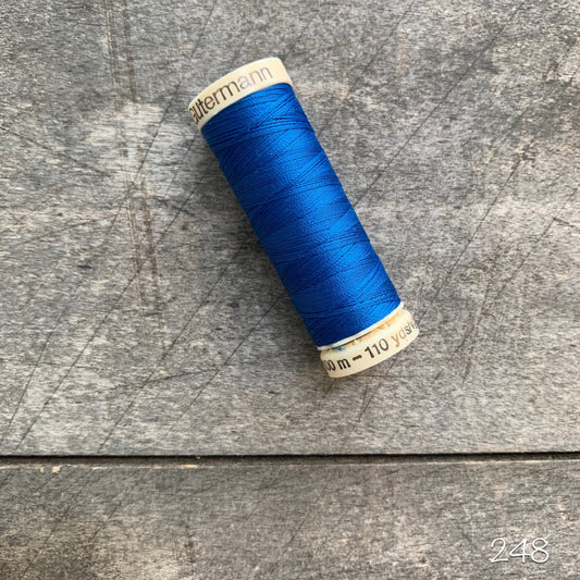 Gütermann sew-all thread - #248 electric blue