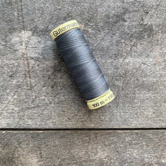 Gütermann sew-all thread - #115 rail grey