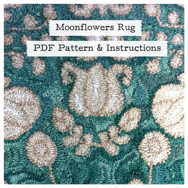 Moonflowers Rug PDF Pattern