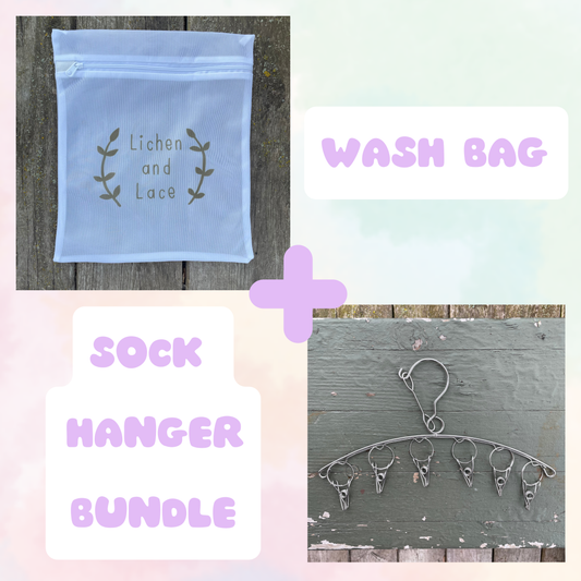 wash bag + hanger