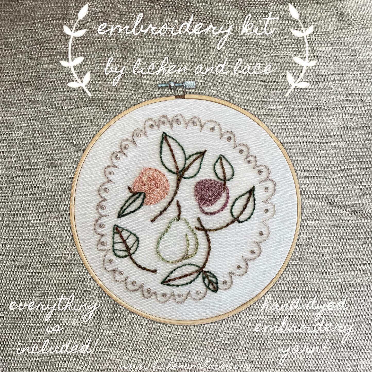 Sugar Plum Embroidery Kit