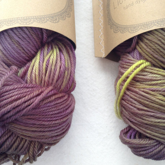 hand dyed yarn